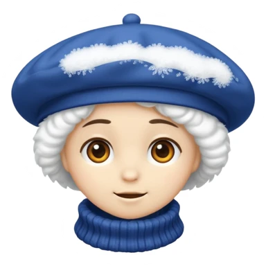 snow beret sticker