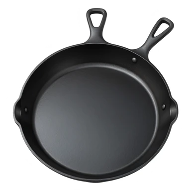 thrown cast iron skillet sticker
