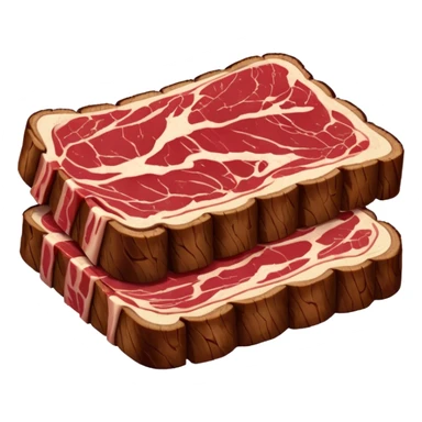 sliced beef brisket sticker