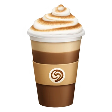 A cappuchino to go  sticker