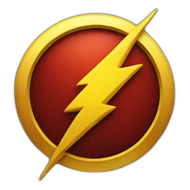 superhero the flash logo sticker