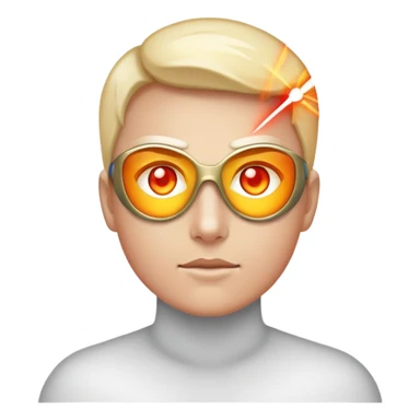 laser eyes superpower sticker