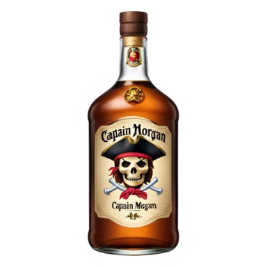 Bouteille de Captain Morgan, 1 l sticker