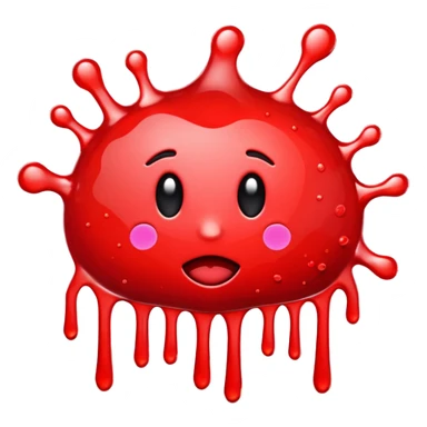 splatter emoji sticker