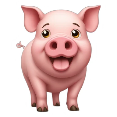 Big pig sticker