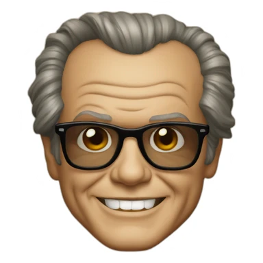 jack nicholson actor sticker