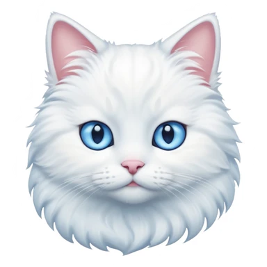 White Cat sticker