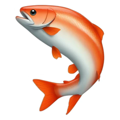 salmon-back sticker