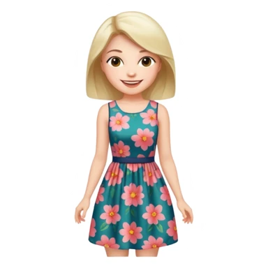 Clothes online shop principal woman sticker