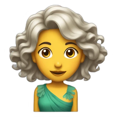 garota morena sorrindo sticker