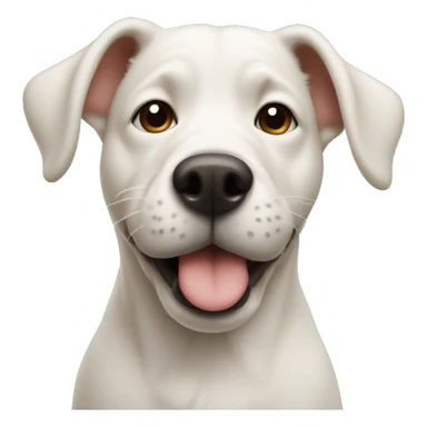 dog blowing a kiss sticker