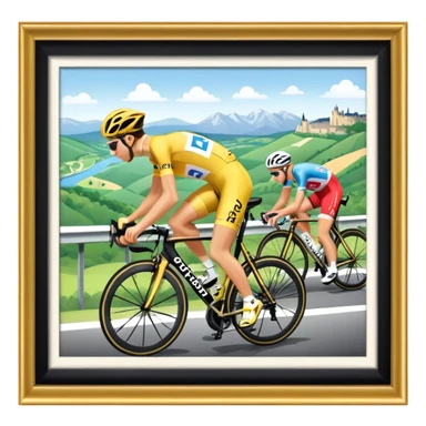 tour de france sticker