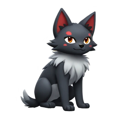 Litten-Mightyena-Zorua full body sticker