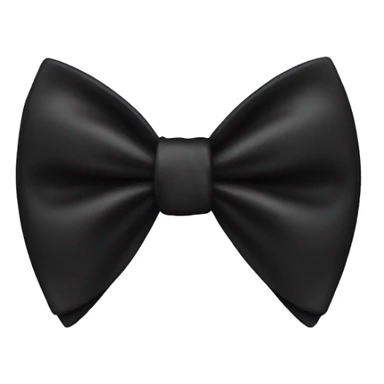 black bow tie sticker