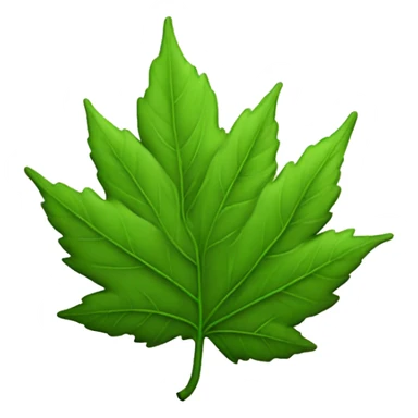 smoking leaf sticker