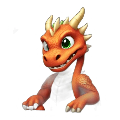 Dragon who play video games sticker