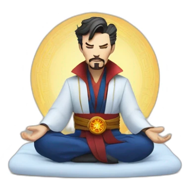 Doctor Strange meditation sticker