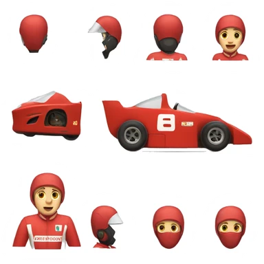 race car animated sticker