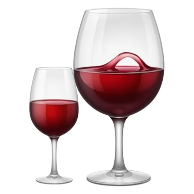 glass of wine  sticker