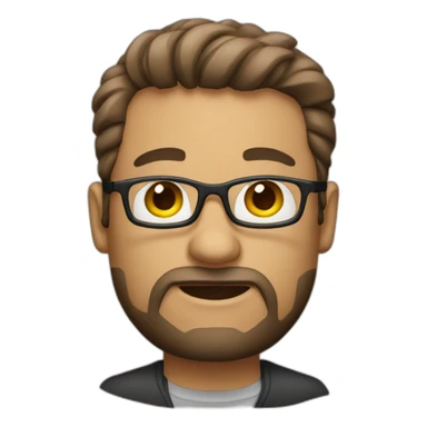 Male creative director sticker