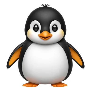 make a emoji of the penguin paradise vr game's penguin character sticker