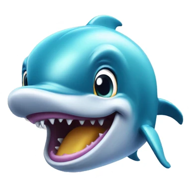 Dolphin pog sticker