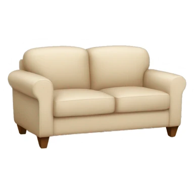 beige 1-seater sofa sticker