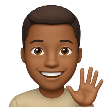 Un señor negro y que diga hola bro sticker