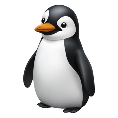 Un pinguino fino sticker