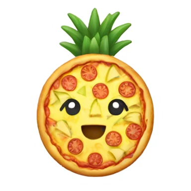 pineapple pizza sticker