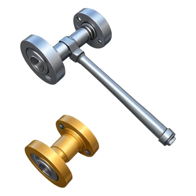 Pistón y biela motor sticker