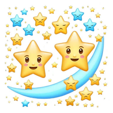 estrellas brillando sticker
