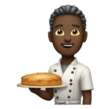 Doing pastry sticker