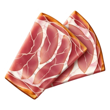 fette di prosciutto crudo affumicato (Parma Ham) sticker