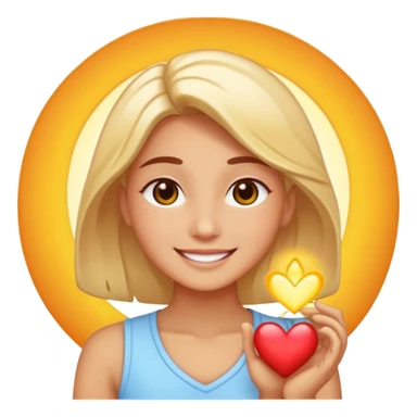 Amor luz y buena vibra sticker