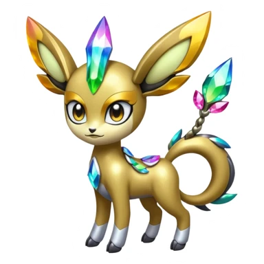 Shiny Colorful Sparkly Glittery Iridescent Alloy Soft Smooth Romantic Tough Cool Big Meloetta-Wargreymon-Pokémon-Digimon-Fakémon-fusion-hybrid-creature sticker