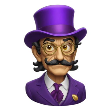 Salvador Dali waluigi sticker