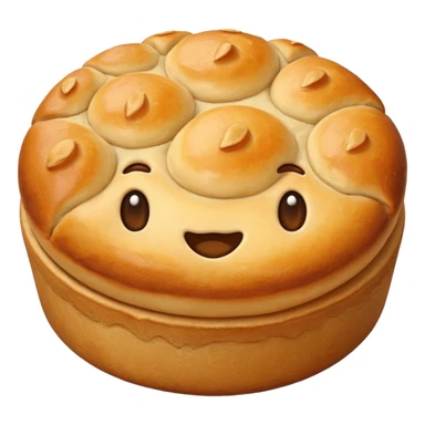 baked Dough without face  sticker