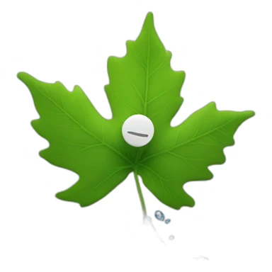 ptz-camera-recording-leaf-floating-on-water sticker