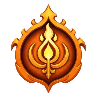 Wiz 101 casting sigil  inspired fire magic  sticker