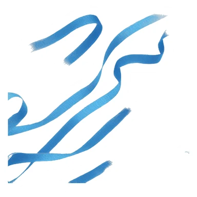 Blue heart ribbon sticker