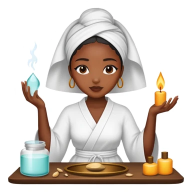 skin care Kit Rituals black girl sticker