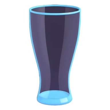 empty glass  sticker