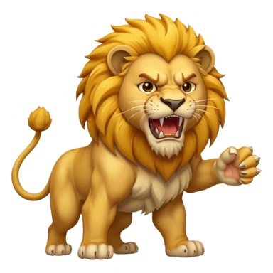 exceeding and roaring lion sticker