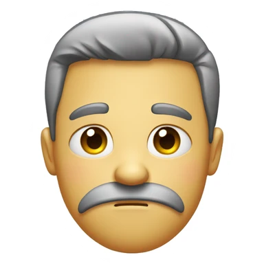 disappointed face with bow sticker