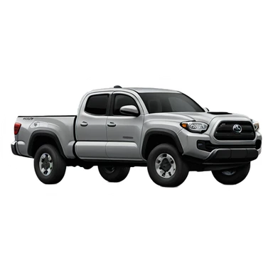 gray tacoma truck sticker