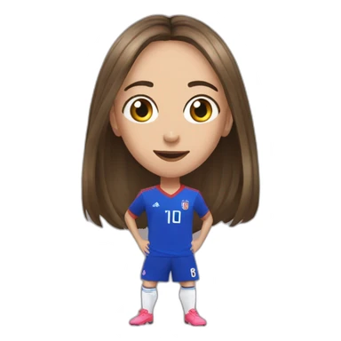 zahia with ribery sticker