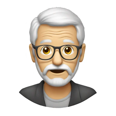 old man calculator sticker