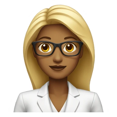 business woman with laptop sticker