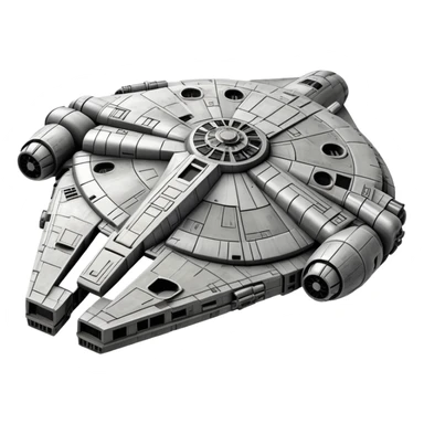 Star Wars millennium falcon  sticker